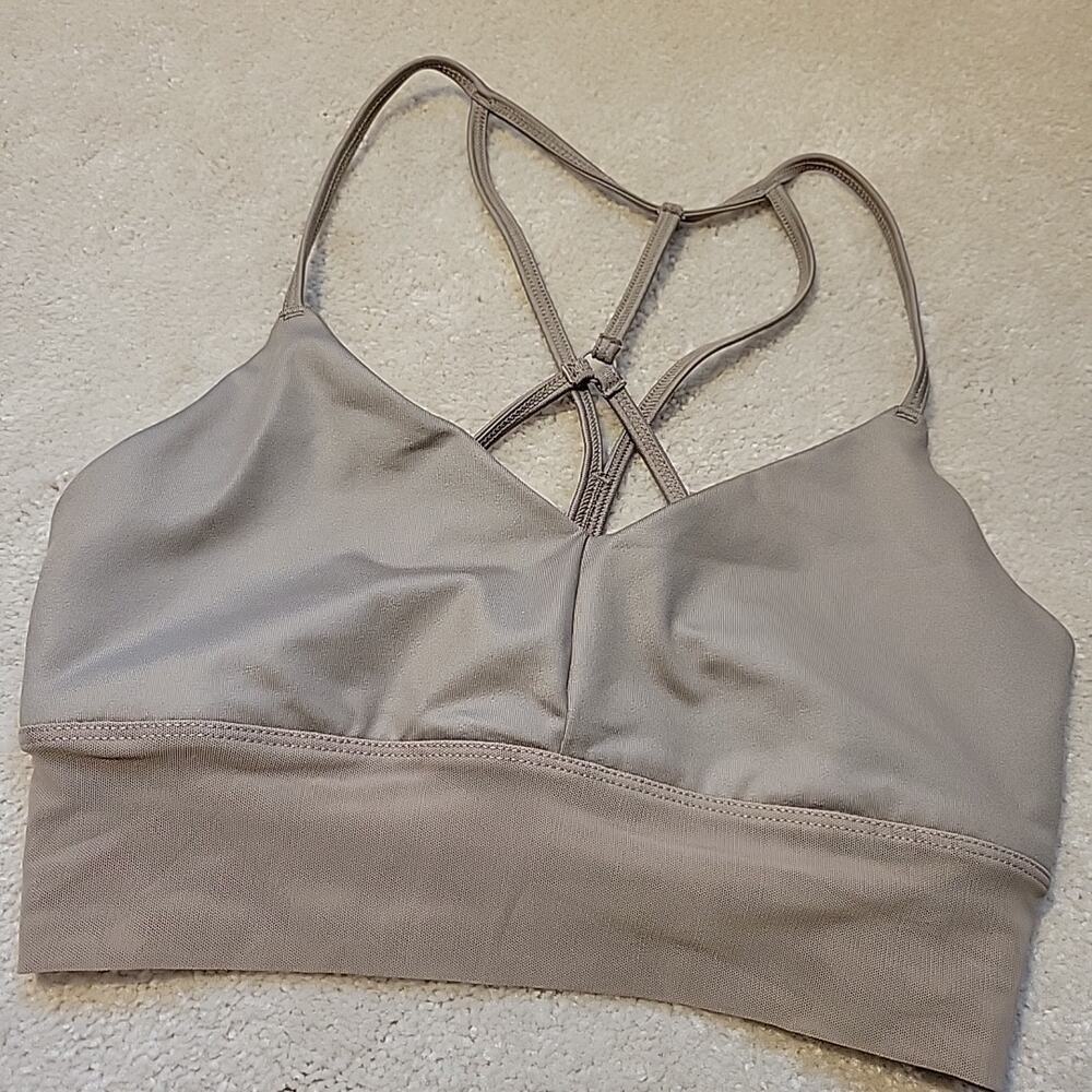 Alo Alosoft Lavish Sports Bra Womens Strappy Racerback Yoga Athletic Size XS - Picture 2 of 7